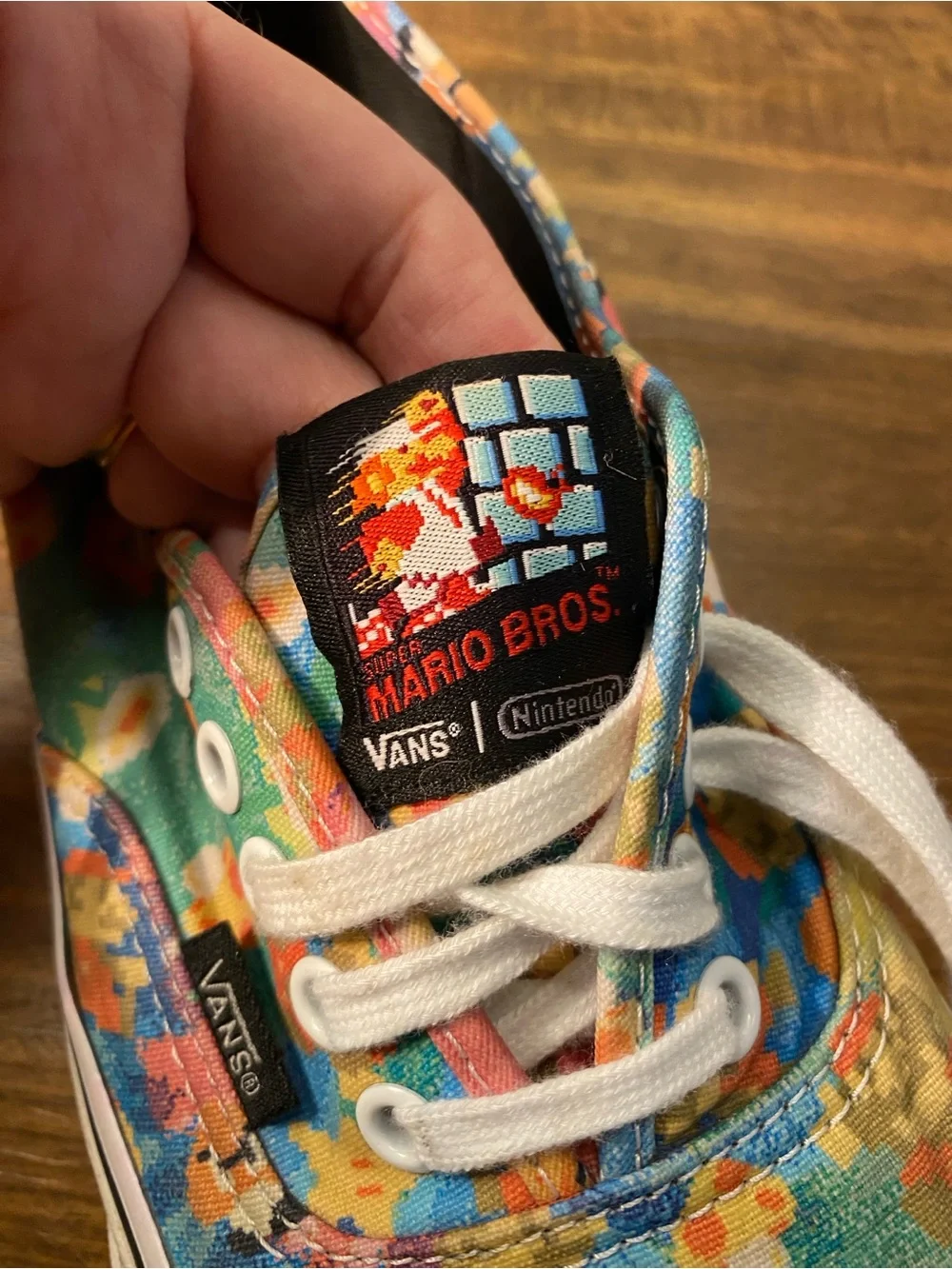 Vans Nintendo Mario Bros. Canvas Low-Top Sneakers - women’s 8.5 / men’s 7